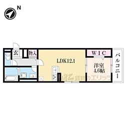 SPARSA 3階1LDKの間取り