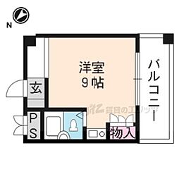 JR東海道・山陽本線 瀬田駅 徒歩3分の賃貸マンション 3階ワンルームの間取り