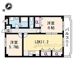 モラーダアオキ 3DKの間取図画像