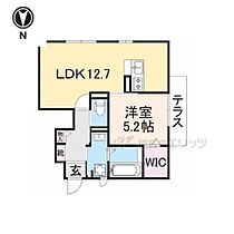 滋賀県長浜市平方町（賃貸アパート1LDK・1階・45.72㎡） その2