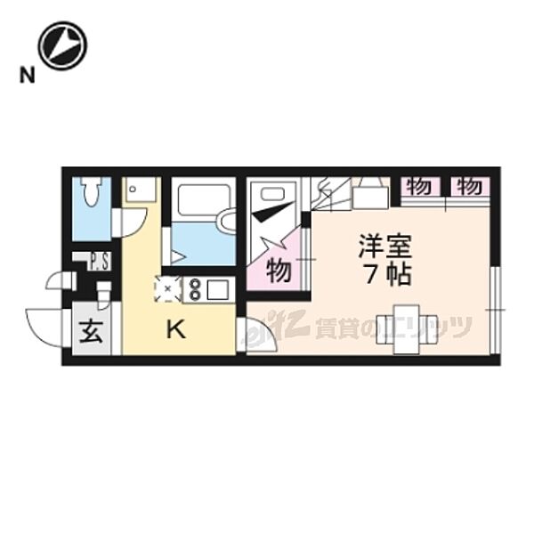 レオパレスメープルラック 203｜滋賀県犬上郡豊郷町大字安食南(賃貸アパート1K・2階・23.18㎡)の写真 その2