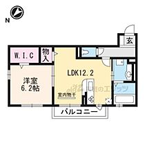 リバーハイツII 203 ｜ 滋賀県大津市大江１丁目（賃貸アパート1LDK・2階・47.26㎡） その1