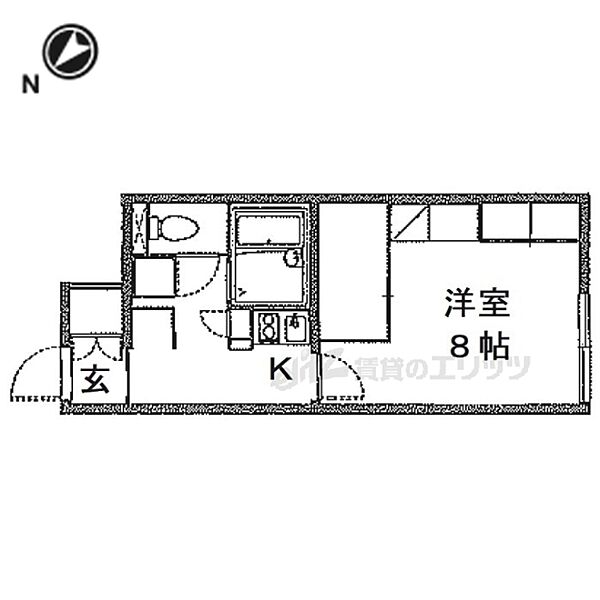 レオパレスＲａｋｕｅｎ 101｜滋賀県犬上郡豊郷町大字三ツ池(賃貸アパート1K・1階・23.61㎡)の写真 その2