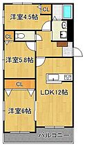 アンレーヴひびきの  ｜ 福岡県北九州市八幡西区本城学研台3丁目（賃貸マンション3LDK・2階・65.93㎡） その2