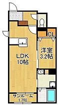 レークサイドはなのまちII  ｜ 福岡県北九州市若松区片山1丁目（賃貸アパート1LDK・1階・36.29㎡） その2