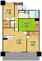 福岡県北九州市八幡西区浅川1丁目（賃貸マンション3LDK・3階・78.40㎡） その2