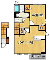 メゾンド　カウン  ｜ 福岡県遠賀郡芦屋町山鹿（賃貸アパート1LDK・2階・46.06㎡） その2