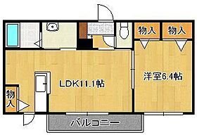 アプリＫ  ｜ 福岡県北九州市若松区東二島5丁目（賃貸アパート1LDK・2階・40.85㎡） その2