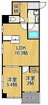 MDI SERENO JIYUGAOKA  ｜ 福岡県北九州市八幡西区藤原1丁目（賃貸マンション2LDK・9階・45.79㎡） その2