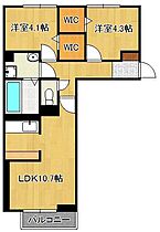 グレイスアシヤII  ｜ 福岡県遠賀郡芦屋町中ノ浜（賃貸アパート2LDK・2階・47.09㎡） その2