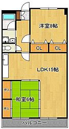 学園台ビル 4階/-