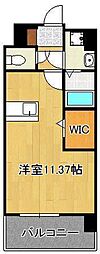 レジェンド113 ワンルームの間取図画像