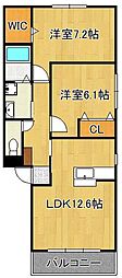 ルネス本城学研台III 2階/-