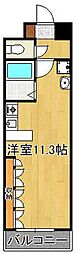 サンシティー則松 ワンルームの間取図画像