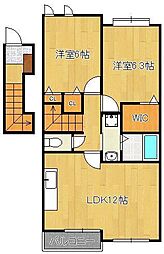 エスペランサ 2LDKの間取図画像