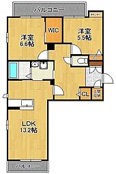 シャーメゾンひびきの 3階