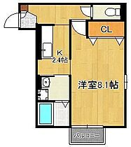 Carnelian　穴生  ｜ 福岡県北九州市八幡西区穴生3丁目（賃貸アパート1K・1階・27.77㎡） その2
