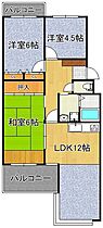 福岡県北九州市八幡西区東鳴水2丁目（賃貸マンション3LDK・2階・65.00㎡） その2