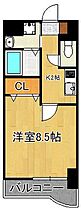 グランド・コスモ  ｜ 福岡県北九州市八幡西区陣原3丁目（賃貸マンション1K・8階・27.46㎡） その2