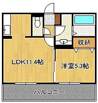 D-roomK＆Y　穴生  ｜ 福岡県北九州市八幡西区穴生3丁目（賃貸アパート1LDK・3階・40.11㎡） その2