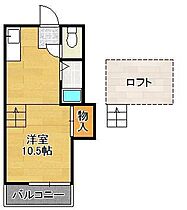 シティベール陣山B  ｜ 福岡県北九州市八幡西区陣山1丁目（賃貸アパート1R・2階・18.00㎡） その2