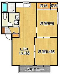 パストラル則松Ａ棟 2階