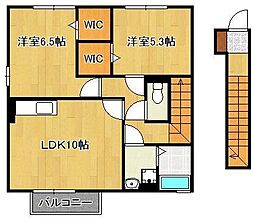 セジュール原町III 2階