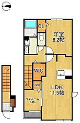 Ｃｌａｉｒ熊西 2階