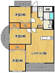 パークサイド黒崎 8階