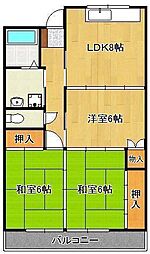 サンフル永犬丸B棟 1階