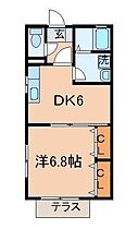 ラファールコート　Ｂ棟  ｜ 福岡県直方市大字感田（賃貸アパート1DK・2階・32.76㎡） その2