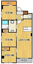 キャンファマンションV  ｜ 福岡県直方市大字感田（賃貸マンション3LDK・1階・67.87㎡） その2