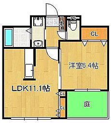 ハーティストK A棟 1階