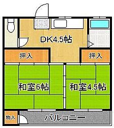 ケイズプレイス中の原 2棟 1階