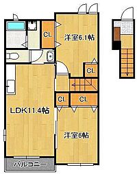 ファミーユ・H　2 2階