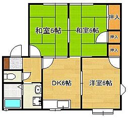 フレグランス小田代Ａ・Ｂ・Ｃ 1階
