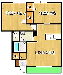 グランドゥール大地F棟 1階