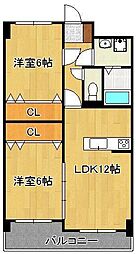 アン・レーヴ 2階/-