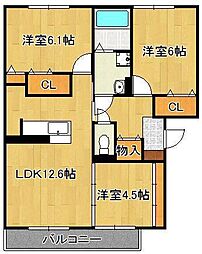 ルナセジュール B棟 3階