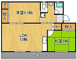 ヴィラナリー中間II 4号棟  ｜ 福岡県中間市大字上底井野（賃貸マンション2LDK・4階・51.34㎡） その2