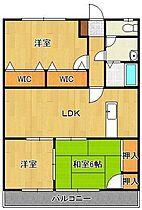 コーポＫ2Ｕ1  ｜ 福岡県直方市大字上新入（賃貸アパート3LDK・2階・58.20㎡） その2