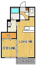 グラン岡垣III  ｜ 福岡県遠賀郡岡垣町中央台1丁目（賃貸アパート1LDK・1階・30.33㎡） その2