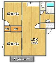 福岡県直方市大字知古（賃貸アパート2LDK・1階・57.00㎡） その2