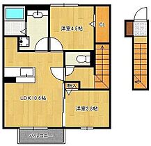 D-roomたかむら　A棟  ｜ 福岡県直方市大字知古（賃貸アパート2LDK・2階・50.93㎡） その2