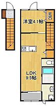 フルール吉田西  ｜ 福岡県遠賀郡水巻町吉田西3丁目（賃貸アパート1LDK・2階・38.32㎡） その2