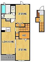 サクラシャルムコートII  ｜ 福岡県中間市朝霧4丁目（賃貸アパート2LDK・2階・59.14㎡） その2