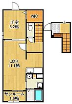 プリムヴェール　Ａ  ｜ 福岡県直方市新知町（賃貸アパート1LDK・2階・51.19㎡） その2