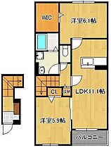 ティーダ水巻　B  ｜ 福岡県遠賀郡水巻町二東3丁目（賃貸アパート2LDK・2階・58.60㎡） その2