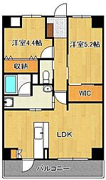 Livableなかま 2LDKの間取図画像