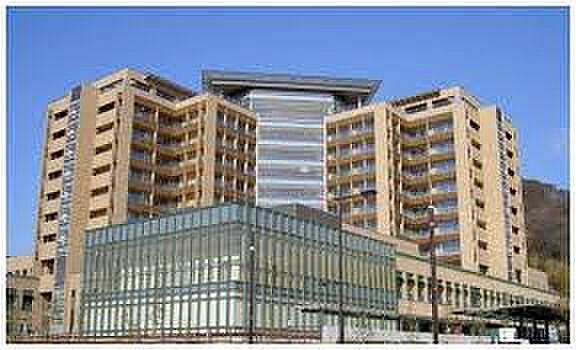 Beautiful mountainous landscape with colorful sky